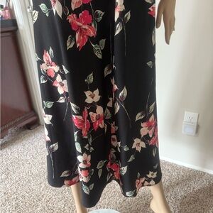 Van Heusen Black Floral Maxi Skirt